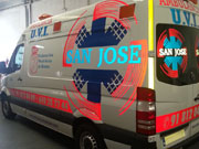 ambulancias San Jose vehiculo nuevo