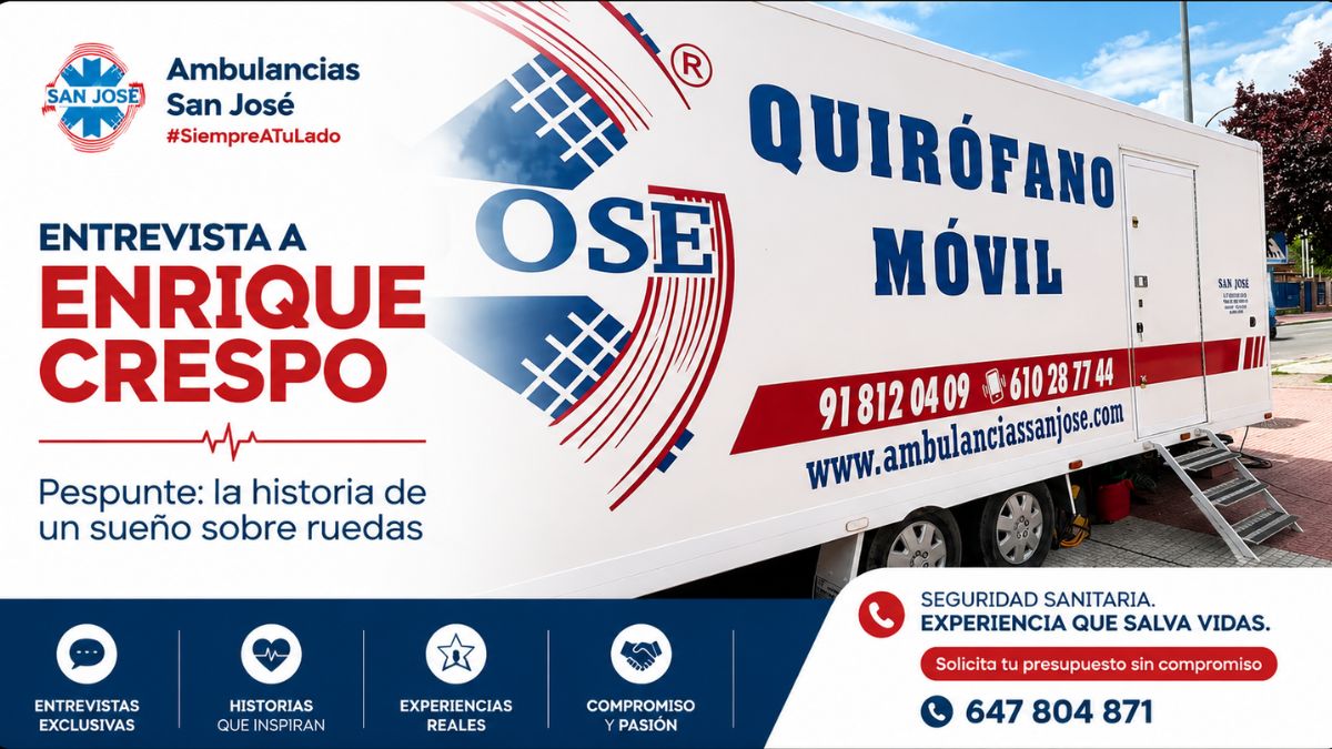 Ambulancias San José, en la entrevista de El Pespunte al cirujano taurino Enrique Crespo