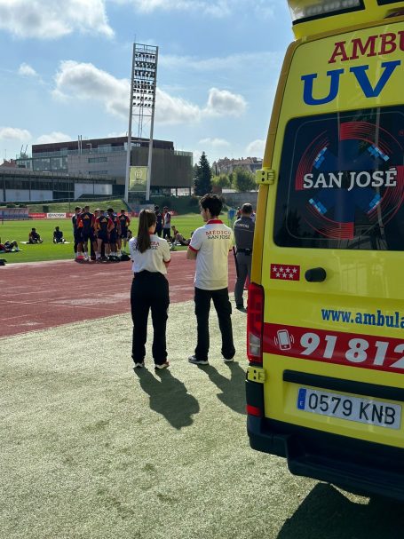 ambulancia san jose evento de atletismo